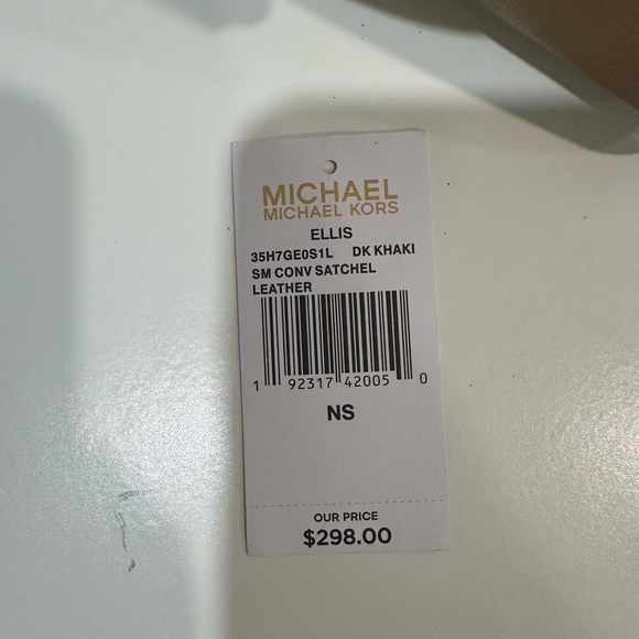 Michael Kors Tan Ellis satchel with crossbody chain - Picture 7 of 9